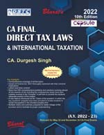  Buy Capsule Studies on DIRECT TAX LAWS & International Taxation (A.Y. 2022-23)